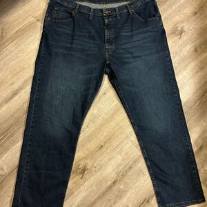 Wrangler Men’s Straight Leg Dark Blue Jeans